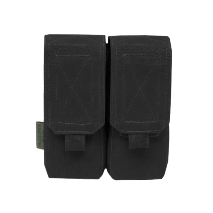 Warrior Assault Systems Double M4 5.56 mm magazine pouch in Black