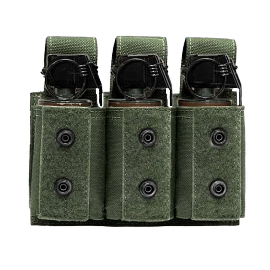 Warrior Triple 40mm Grenade Olive Drab