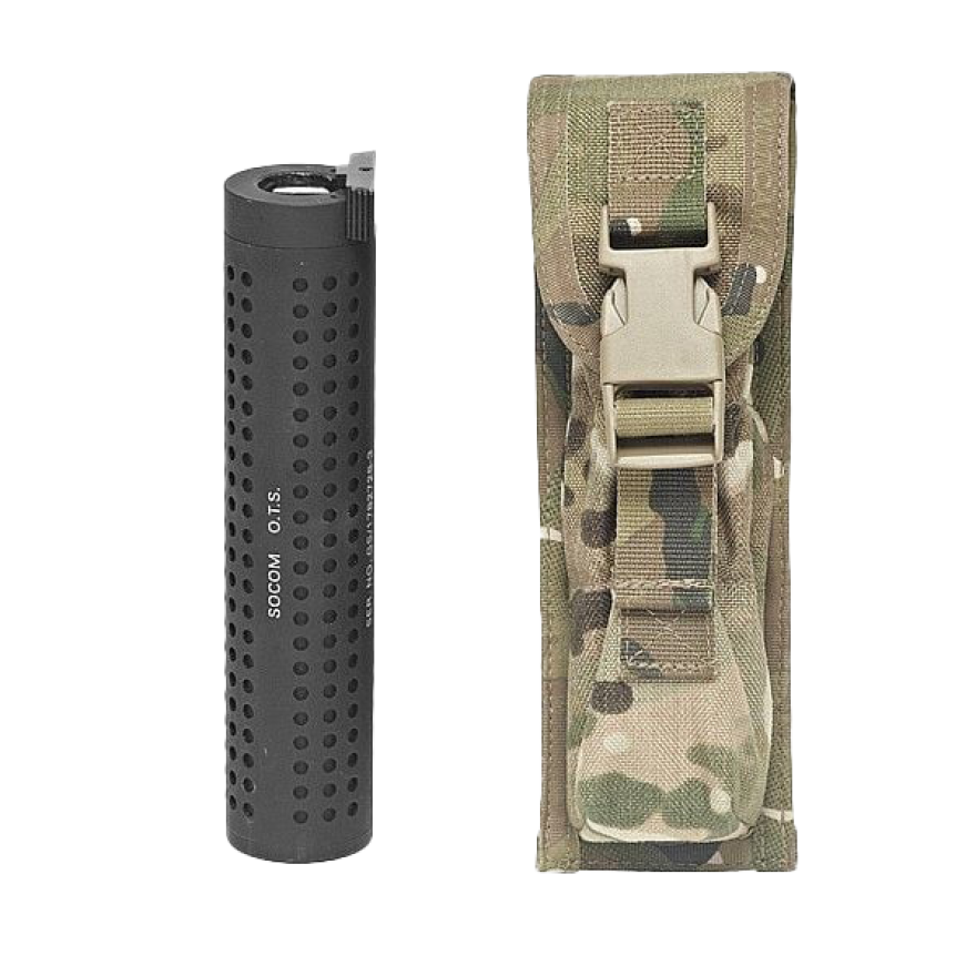 Warrior Large Torch/Suppressor Pouch MultiCam