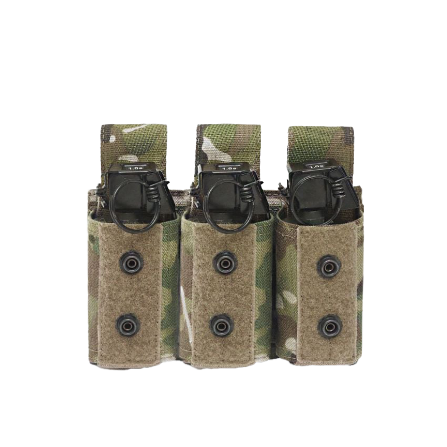 Warrior Triple 40mm Grenade MultiCam