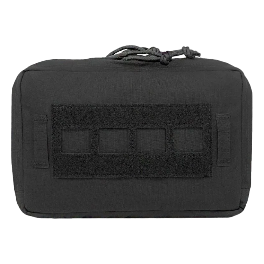Warrior Laser Cut Large Horizontal Utility Pouch Black