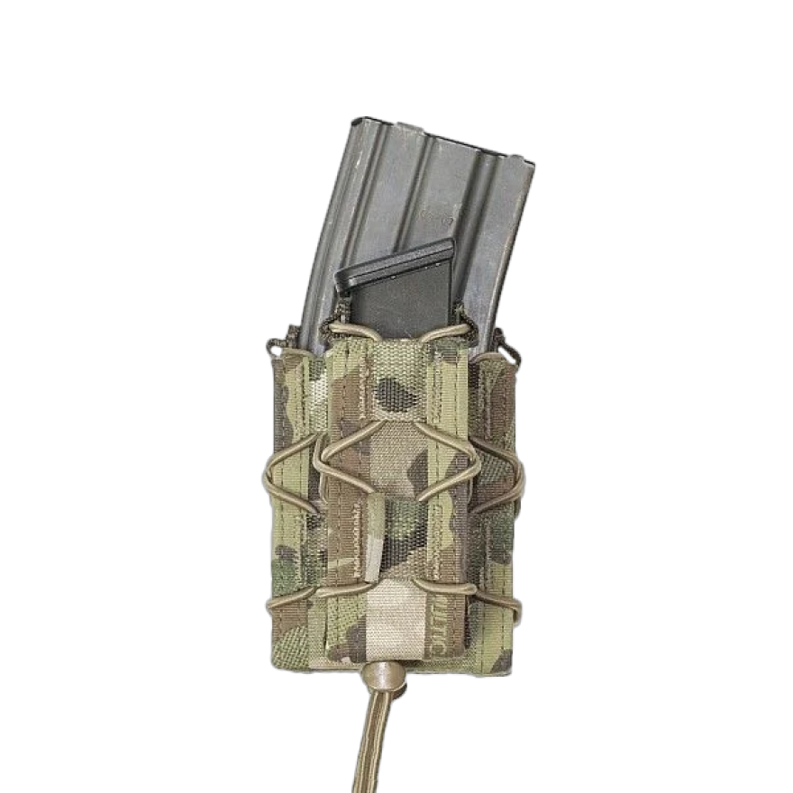 Warrior Single Quick Mag with Single Pistol Pouch MultiCam