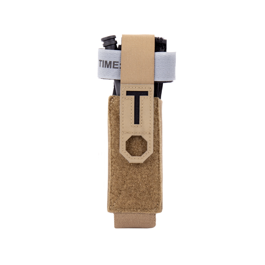 Warrior Laser Cut Universal Tourniquet Holder Coyote Tan