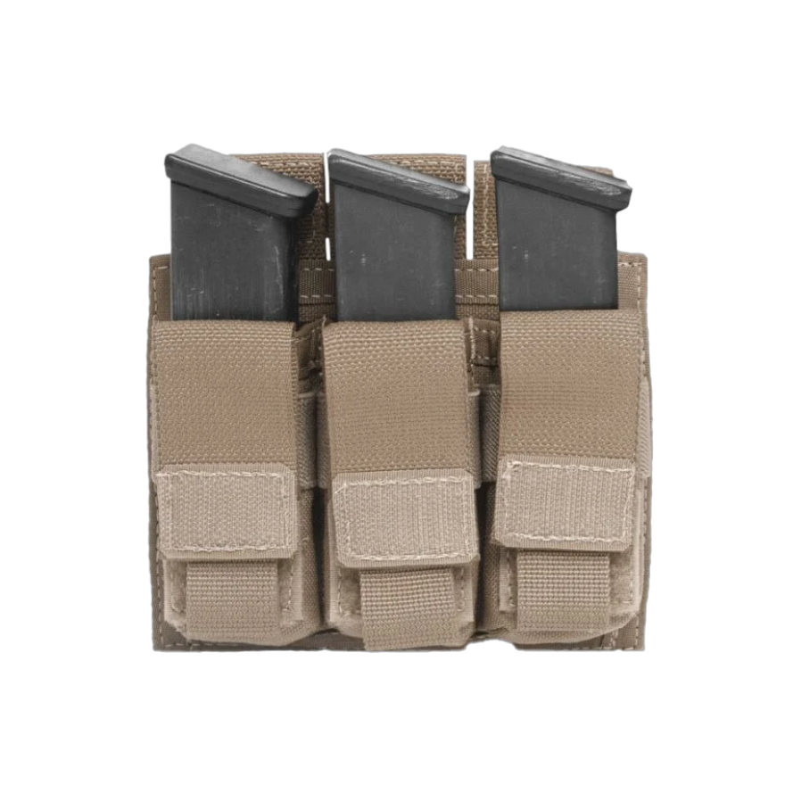 Warrior Triple DA 9mm Pistol Coyote Tan