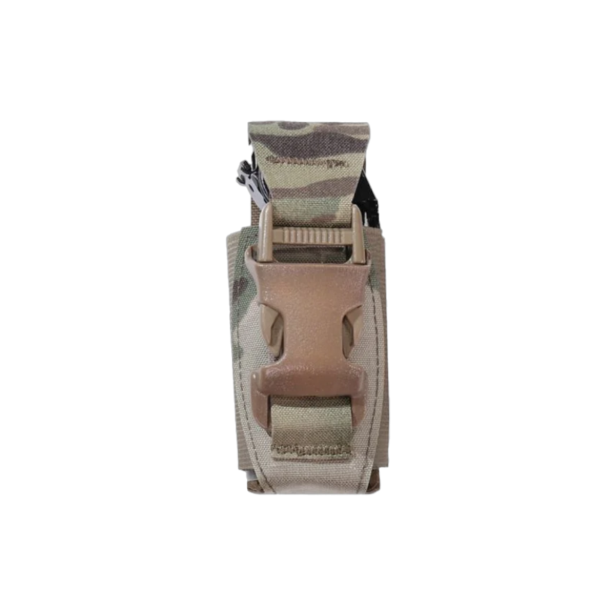 Warrior Laser Cut Single 40mm Flash Bang Pouch MultiCam