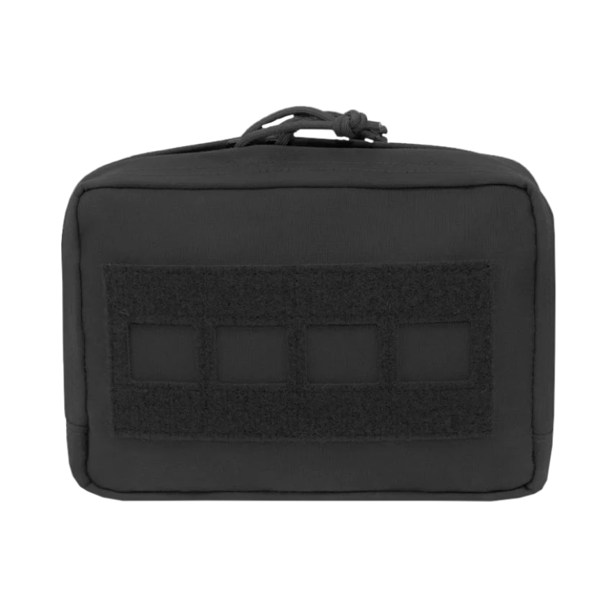 Warrior Laser Cut Medium Horizontal Utility Pouch Black