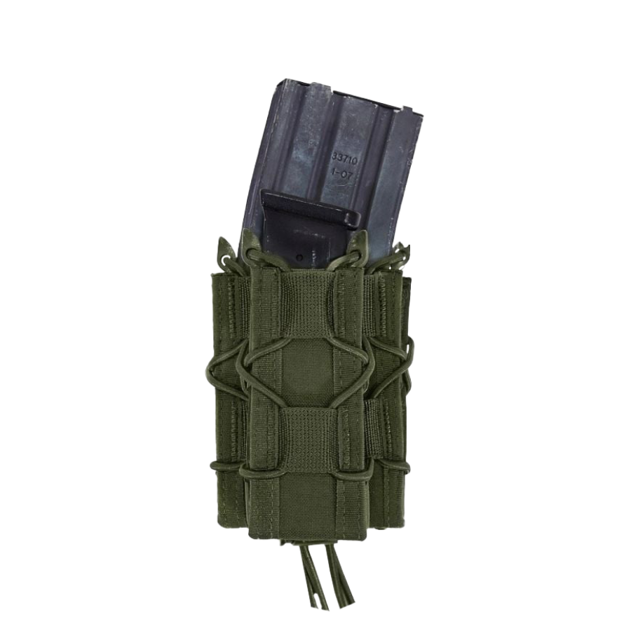 Warrior Single Quick Mag with Single Pistol Pouch Olive Drab