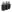 Warrior Triple Open 5.56mm Mag/Bungee Retention with 3 Pistol Pouches Black