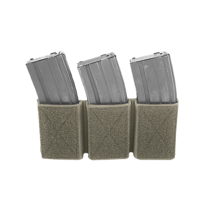 Warrior Triple Velcro Mag Pouch for 5.56mm Mags. For use with W-EO-CPC Ranger Green