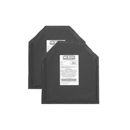 Nexus Level 3a 10" x 12" Soft Armour Inserts Plate Backers Set Of 2
