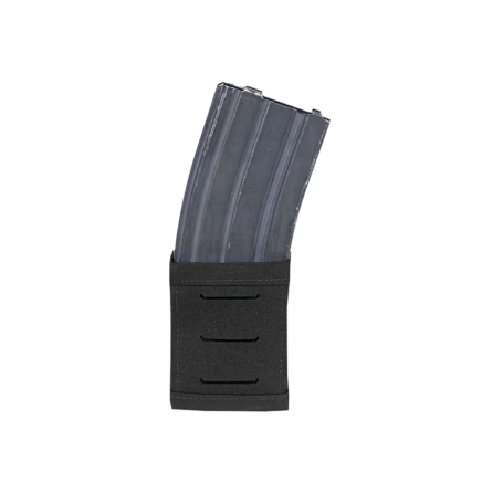 Warrior Laser Cut Single Snap Mag Pouch 5.56mm Short Black