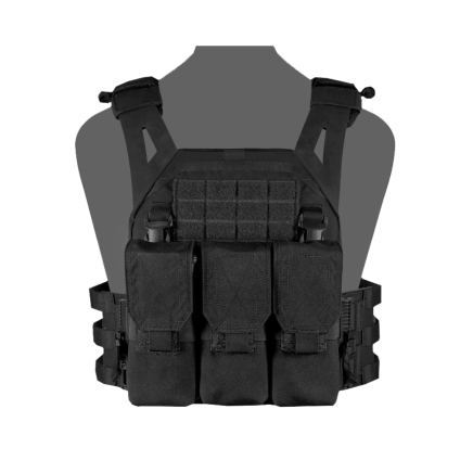 Warrior LPC V2 DFP TM4 Low Profile Plate Carrier Combo with Detachable Triple 5.56 M4 Covered Mag Panel