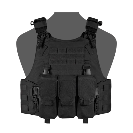 Warrior QRC DFP TM4 Quad Release Plate Carrier Combo with Detachable Triple 5.56 M4 Covered Mag Panel