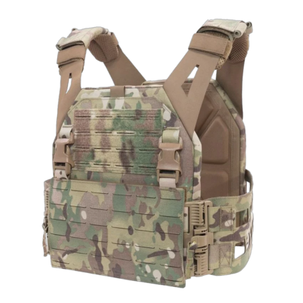 Warrior Laser Cut LPC V2 Low Profile Plate Carrier Base With Ladder Sides