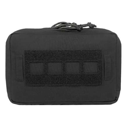 Warrior Laser Cut Large Horizontal Utility Pouch Black