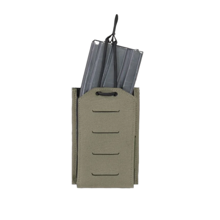 Warrior Laser Cut Single Bungee 5.56 Pouch Ranger Green