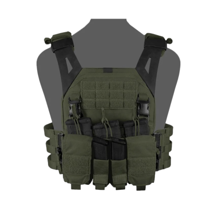 Warrior LPC V2 DFP MK1 Low Profile Plate Carrier Combo with 3x Universal Open Mag Pouches, 2x Utility Pouches Including Additional 2x 9mm Pistol Mag Pouches
