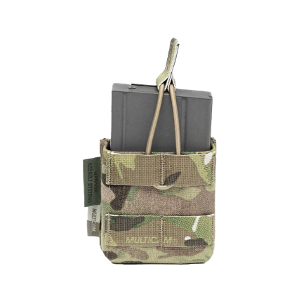 Warrior Single 7.62 x 51mm Open Short Mag Pouch MultiCam