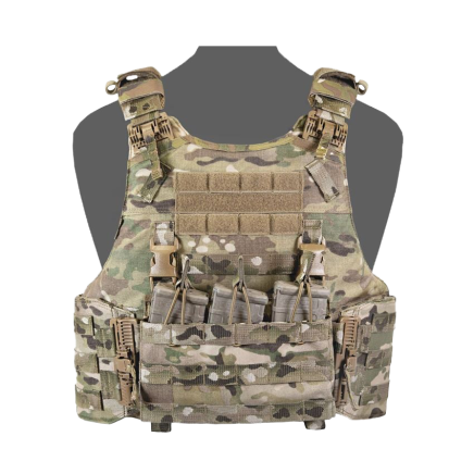 Warrior QRC DFP TMOP Quad Release Plate Carrier Combo with Detachable Triple 5.56 Molle Open Mag Panel