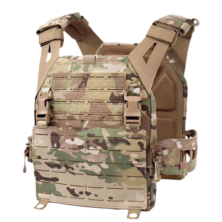 Warrior Laser Cut LPC V3 Low Profile Plate Carrier Base With Slimline Ladder Sides