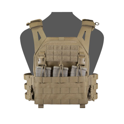 Warrior LPC V1 DFP TMOP Low Profile Plate Carrier Combo with Detachable Triple 5.56 Molle Open Mag Panel