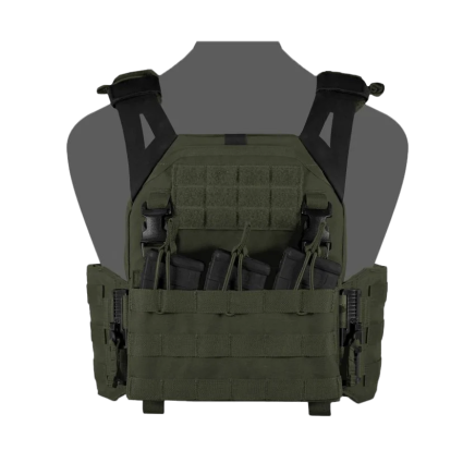 Warrior LPC V1 DFP TMOP Low Profile Plate Carrier Combo with Detachable Triple 5.56 Molle Open Mag Panel