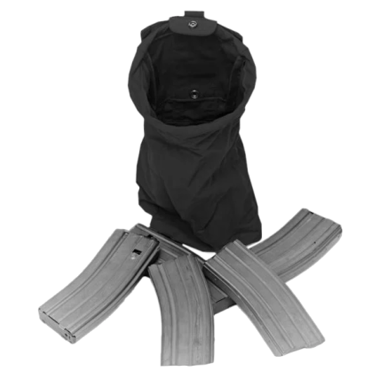 Warrior Slimline Foldable Dump Pouch Black
