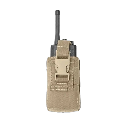 Warrior Adjustable Radio Pouch Coyote Tan