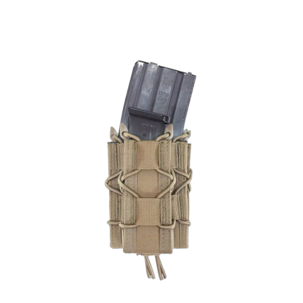 Warrior Single Quick Mag with Single Pistol Pouch Coyote Tan