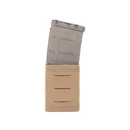 Warrior Laser Cut Single Snap Mag Pouch 5.56mm Short Coyote Tan