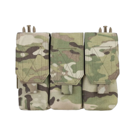 Warrior Detachable Triple Covered M4 Pouch Multicam