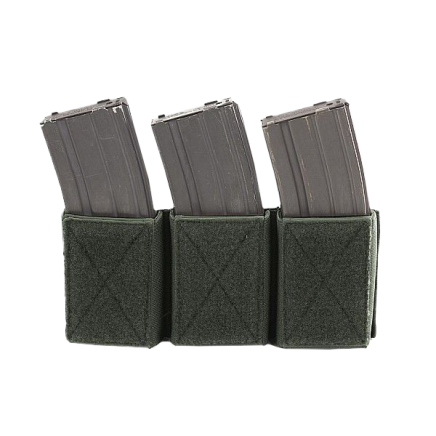 Warrior Triple Velcro Mag Pouch for 5.56mm Mags. For use with W-EO-CPC Olive Drab