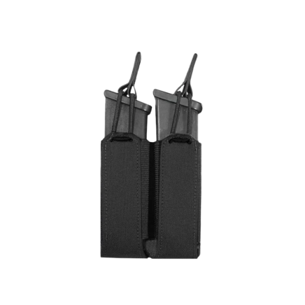 Warrior Laser Cut Double Bungee Pistol Pouch Black