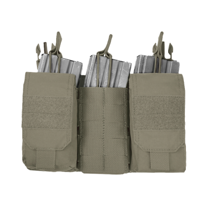 Warrior Detachable Front Panel MK1 (3 x 5.56 Mag Pouches and 2 Utility Pouches) Ranger Green