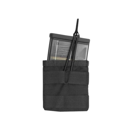 Warrior Single MOLLE Open Pouch HK417 Black