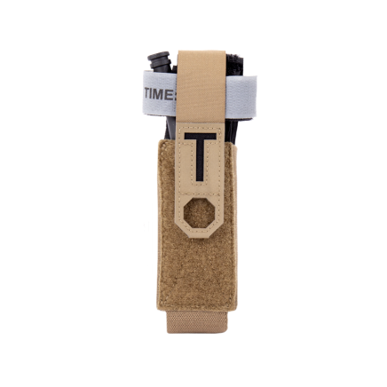 Warrior Laser Cut Universal Tourniquet Holder Coyote Tan