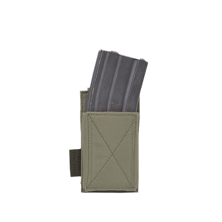 Warrior Single Elastic Mag Pouch Ranger Green