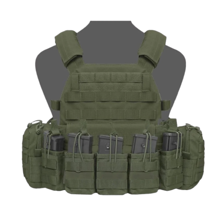 Warrior DCS G36 Plate Carrier Combo with 5x 5.56 G36 Open Mag Pouches, 2x Utility Pouches