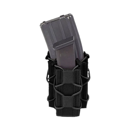 Warrior Single Quick Mag with Single Pistol Pouch Black
