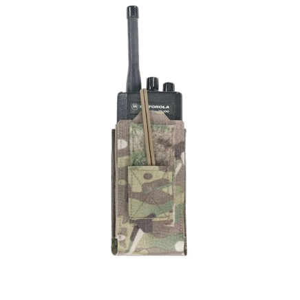 Warrior Laser Cut Adjustable Radio Pouch MultiCam
