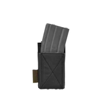 Warrior Single Elastic Mag Pouch Black