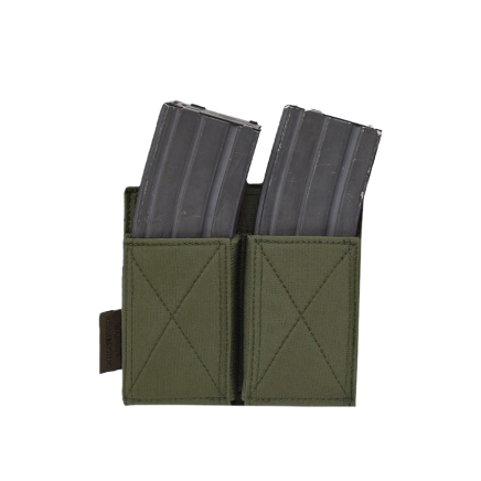 Warrior Double Elastic Mag Pouch Olive Drab