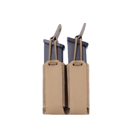 Warrior Laser Cut Double Bungee Pistol Pouch Coyote Tan