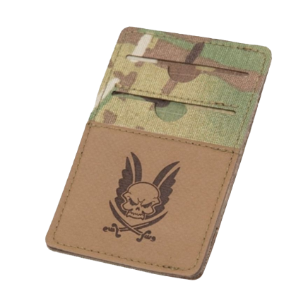 Warrior Laser Cut Credit Card Wallet