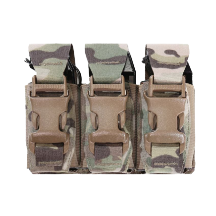 Warrior Laser Cut Triple 40mm Flash Bang Pouch MultiCam