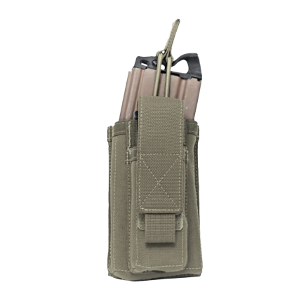 Warrior Single 5.56mm/9mm Mag Pouch Ranger Green