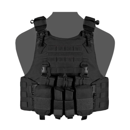 Warrior QRC DFP MK1 Quad Release Plate Carrier Combo with 3x Universal Open Mag Pouches, 2x Utility Pouches
