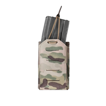 Warrior Laser Cut Single Bungee 5.56 Pouch MultiCam