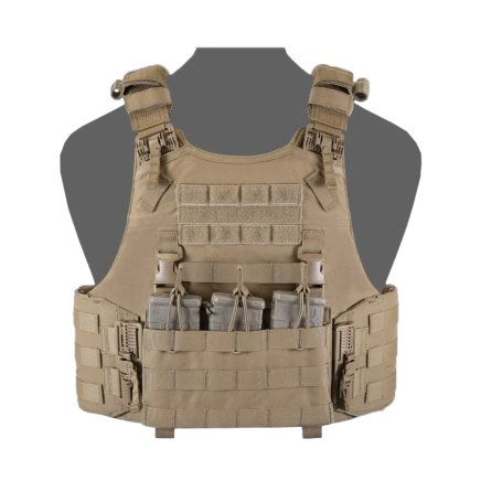 Warrior QRC DFP TMOP Quad Release Plate Carrier Combo with Detachable Triple 5.56 Molle Open Mag Panel