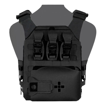 Warrior Laser Cut Assaulters Back Panel MK1 Black